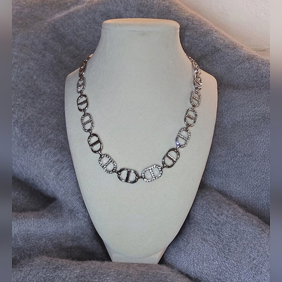 Alexa Rae By Melania Clara Blank Space Necklace NEW - Picture 2 of 7